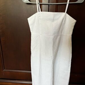 White strappy summer Sleeveless Dress